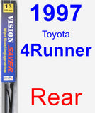 Rear Wiper Blade for 1997 Toyota 4Runner - Vision Saver