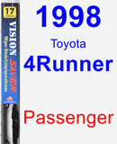 Passenger Wiper Blade for 1998 Toyota 4Runner - Vision Saver