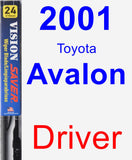 Driver Wiper Blade for 2001 Toyota Avalon - Vision Saver