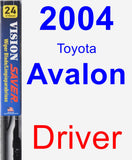 Driver Wiper Blade for 2004 Toyota Avalon - Vision Saver