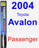 Passenger Wiper Blade for 2004 Toyota Avalon - Vision Saver