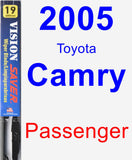 Passenger Wiper Blade for 2005 Toyota Camry - Vision Saver