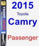 Passenger Wiper Blade for 2015 Toyota Camry - Vision Saver