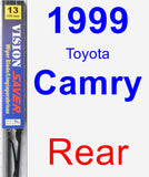 Rear Wiper Blade for 1999 Toyota Camry - Vision Saver