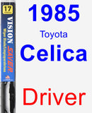 Driver Wiper Blade for 1985 Toyota Celica - Vision Saver