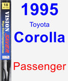 Passenger Wiper Blade for 1995 Toyota Corolla - Vision Saver