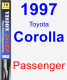 Passenger Wiper Blade for 1997 Toyota Corolla - Vision Saver