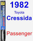 Passenger Wiper Blade for 1982 Toyota Cressida - Vision Saver