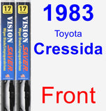 Front Wiper Blade Pack for 1983 Toyota Cressida - Vision Saver