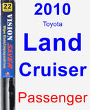 Passenger Wiper Blade for 2010 Toyota Land Cruiser - Vision Saver