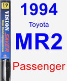 Passenger Wiper Blade for 1994 Toyota MR2 - Vision Saver