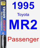 Passenger Wiper Blade for 1995 Toyota MR2 - Vision Saver