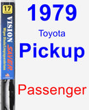 Passenger Wiper Blade for 1979 Toyota Pickup - Vision Saver