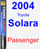 Passenger Wiper Blade for 2004 Toyota Solara - Vision Saver