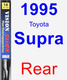 Rear Wiper Blade for 1995 Toyota Supra - Vision Saver