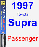 Passenger Wiper Blade for 1997 Toyota Supra - Vision Saver