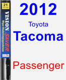 Passenger Wiper Blade for 2012 Toyota Tacoma - Vision Saver