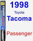 Passenger Wiper Blade for 1998 Toyota Tacoma - Vision Saver