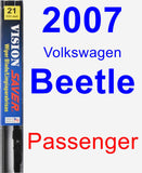 Passenger Wiper Blade for 2007 Volkswagen Beetle - Vision Saver