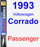 Passenger Wiper Blade for 1993 Volkswagen Corrado - Vision Saver