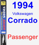 Passenger Wiper Blade for 1994 Volkswagen Corrado - Vision Saver