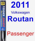 Passenger Wiper Blade for 2011 Volkswagen Routan - Vision Saver