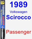 Passenger Wiper Blade for 1989 Volkswagen Scirocco - Vision Saver