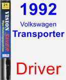 Driver Wiper Blade for 1992 Volkswagen Transporter - Vision Saver