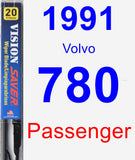 Passenger Wiper Blade for 1991 Volvo 780 - Vision Saver