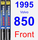 Front Wiper Blade Pack for 1995 Volvo 850 - Vision Saver