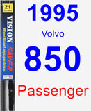 Passenger Wiper Blade for 1995 Volvo 850 - Vision Saver