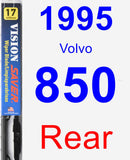 Rear Wiper Blade for 1995 Volvo 850 - Vision Saver