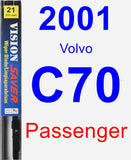 Passenger Wiper Blade for 2001 Volvo C70 - Vision Saver