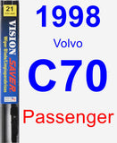 Passenger Wiper Blade for 1998 Volvo C70 - Vision Saver