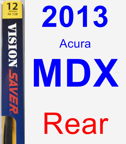 Rear Wiper Blade for 2013 Acura MDX - Rear