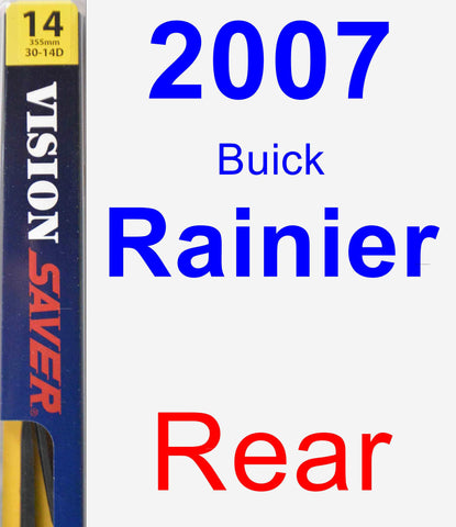 Rear Wiper Blade for 2007 Buick Rainier - Rear