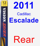 Rear Wiper Blade for 2011 Cadillac Escalade - Rear