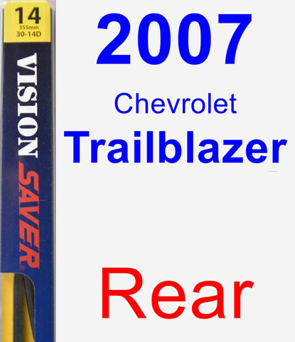 Rear Wiper Blade for 2007 Chevrolet Trailblazer - Rear