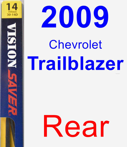 Rear Wiper Blade for 2009 Chevrolet Trailblazer - Rear