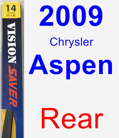 Rear Wiper Blade for 2009 Chrysler Aspen - Rear