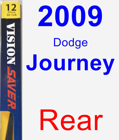 Rear Wiper Blade for 2009 Dodge Journey - Rear