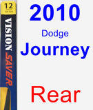 Rear Wiper Blade for 2010 Dodge Journey - Rear