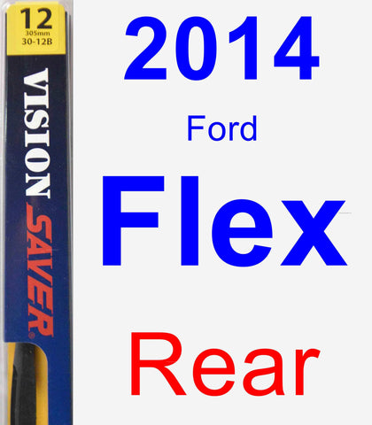 Rear Wiper Blade for 2014 Ford Flex - Rear