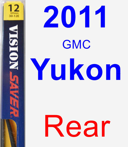 Rear Wiper Blade for 2011 GMC Yukon - Rear