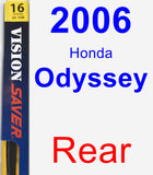 Rear Wiper Blade for 2006 Honda Odyssey - Rear