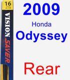 Rear Wiper Blade for 2009 Honda Odyssey - Rear