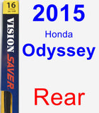 Rear Wiper Blade for 2015 Honda Odyssey - Rear