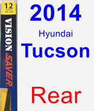 Rear Wiper Blade for 2014 Hyundai Tucson - Rear