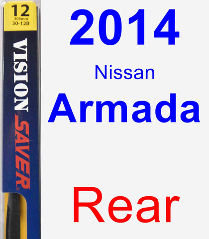 Rear Wiper Blade for 2014 Nissan Armada - Rear