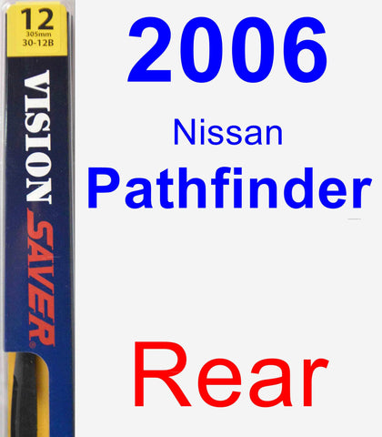 Rear Wiper Blade for 2006 Nissan Pathfinder - Rear